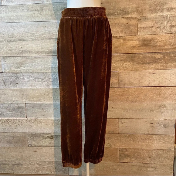 BNWT 7 For  all Mankind women’s velour joggers in size medium‎ - Picture 1 of 10